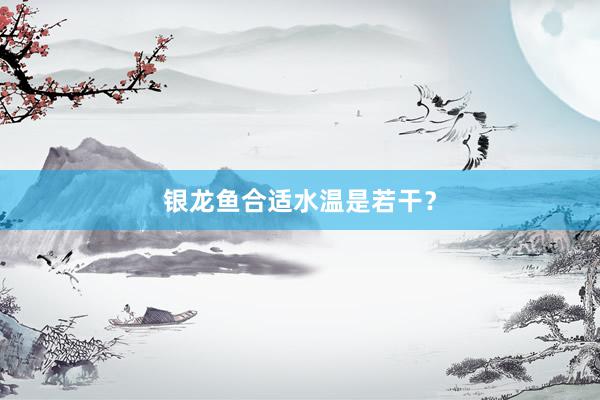 银龙鱼合适水温是若干？